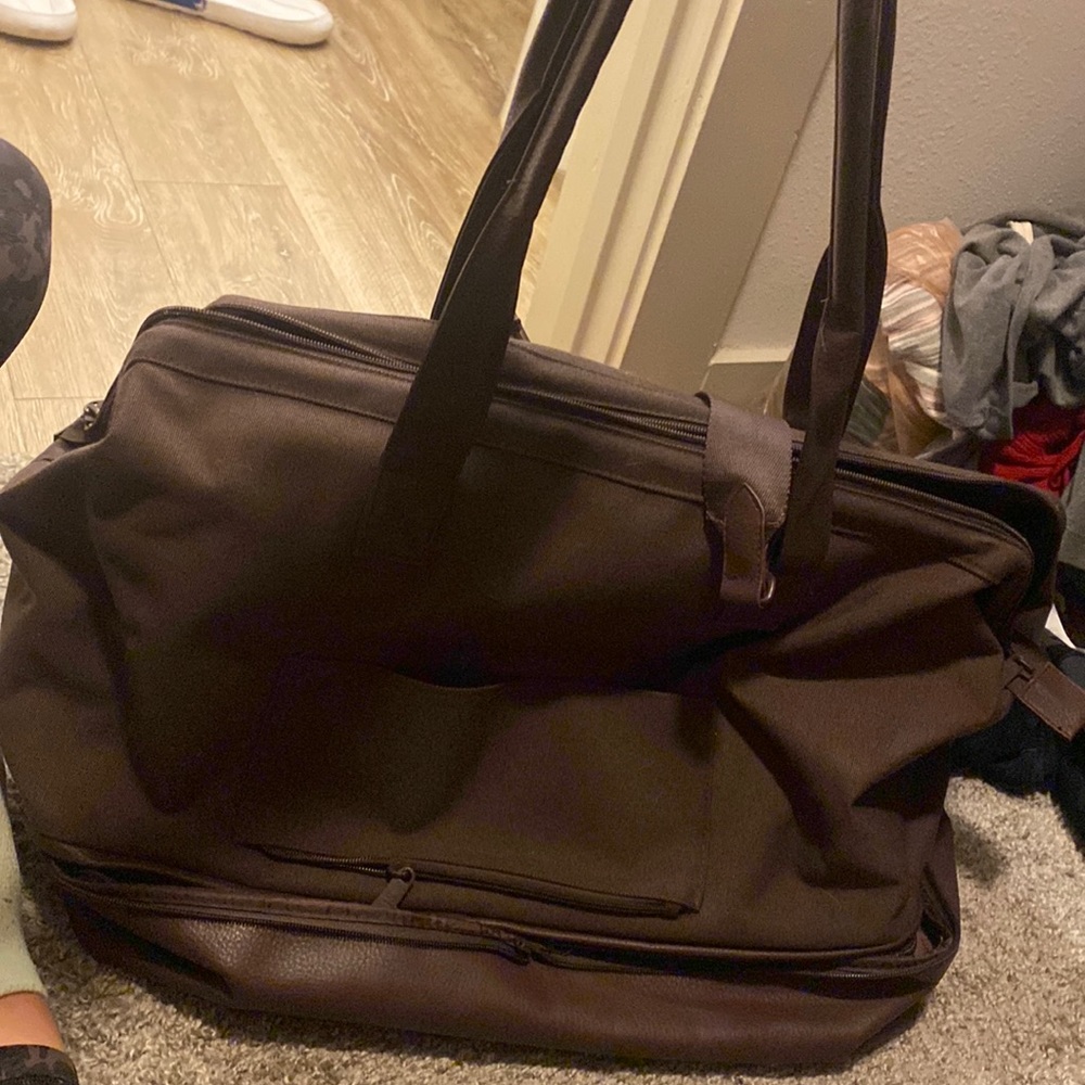 Beis weekender tote in chocolate
